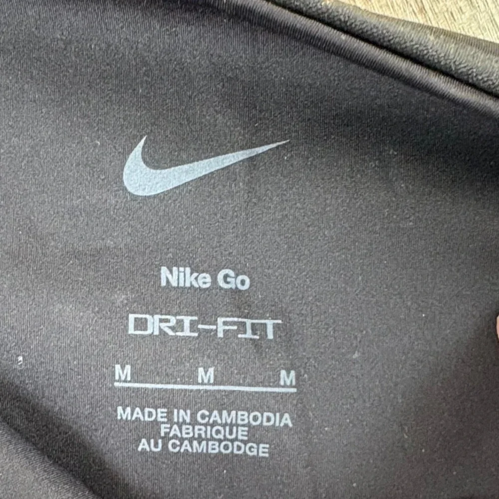 Nike Go Dri-FIT Firm Support High Waisted Leggings Womens Medium Black DQ5636
